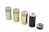 Nestled in a wooden rack, a collection of small spice jars stood sentry, each with a vibrant label.  Our metal spice jars displayed the vibrant hues of exotic flavors, ready to infuse dishes with a burst of aromatic delight.Bulk orders welcome!